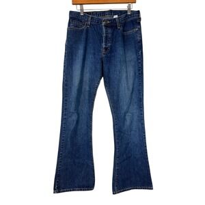 Abercrombie & Fitch 1892 Tall Flare‎ Jeans Sz 6R Indigo Denim 100 Cotton 30 x 31